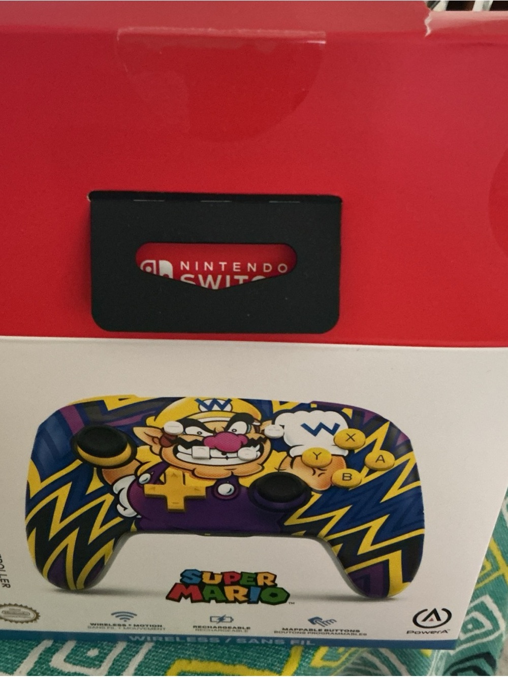Nintendo Wario Art Controller — Yellow, Purple, Blue